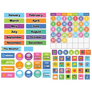 Colourful Magnetic Classroom Calendar
