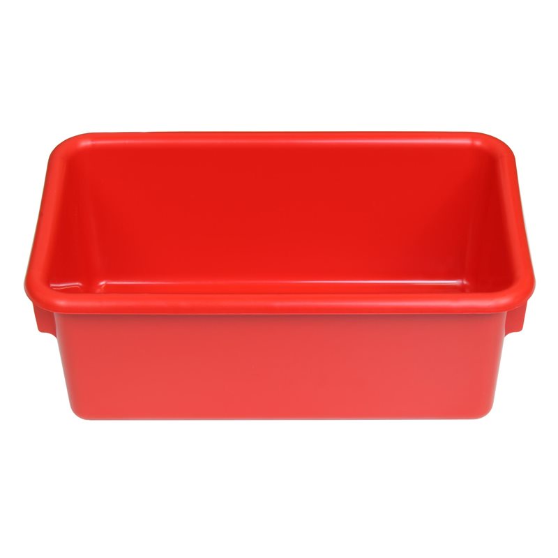 (1) Petite poubelle en plastique - Rouge