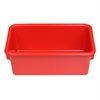 (1) Small Plastic Bin -Red