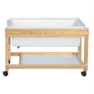 Grande table de sable : structure en bois dur