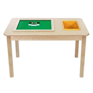 Table de blocs de construction : verte