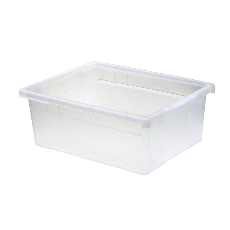 Grand bac en plastique transparent Grand bac en plastique transparent