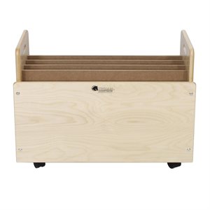Chariot de rangement pour grands livres