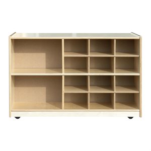 2 Sided Workstation w Cubbies