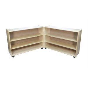 Adjustable 2 Shelf Unit: Tall Deep Hinged Unit