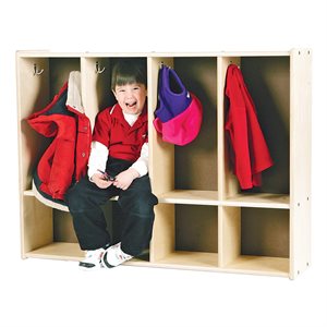 Toddler Locker: 4 Section