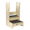 Marchepied et lavabo