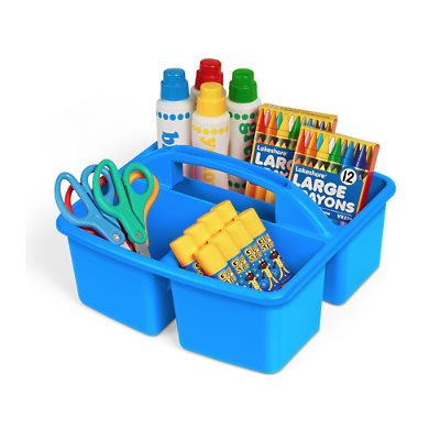 Neon Classroom Supply Caddy - Bright Blue