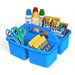 Chariot de fournitures de classe Neon - Bleu vif