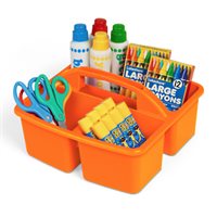 Chariot de fournitures de classe Neon - Orange vif