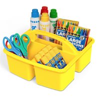 Chariot de fournitures de classe Neon - Jaune vif