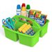 Chariot de fournitures de classe Neon - Vert vif