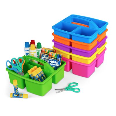 Neon Classroom Supply Caddies-Set of 6