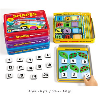 Boîtes d'activités mathématiques magnétiques
