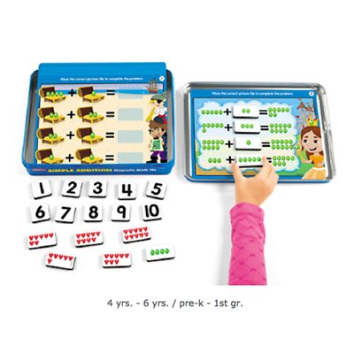 Boîte d'activité mathématique d'addition simple