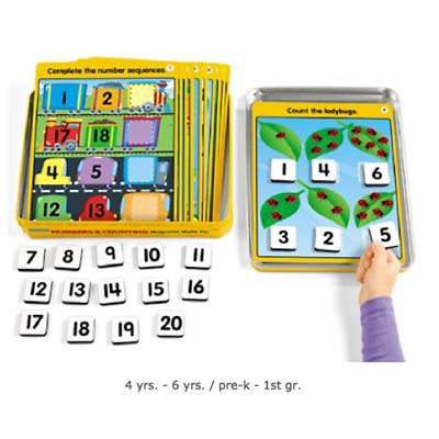 Boîte d'activités mathématiques pour compter les nombres