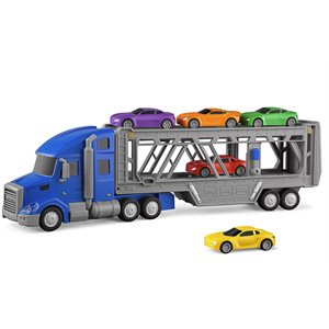 En mouvement ! Transporteur de voiture Big Rig