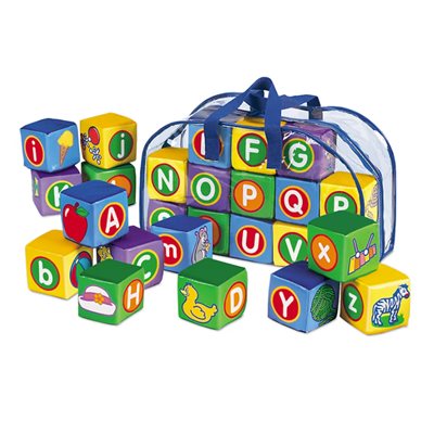 D- Soft & Safe Washable Alphabet Blocks D- Soft & Safe Washable Alphabet Blocks