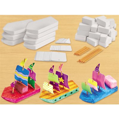 Design & Play Steam Boats Kit