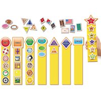 Magnetic Math Learning Rods-Shape Sorting