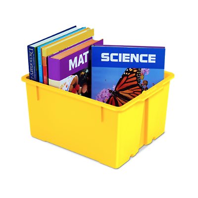 Neon Heavy-Duty Bin - Bright Yellow
