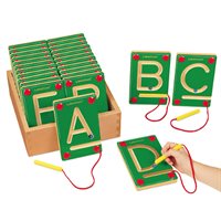 Lettres d'apprentissage majuscules