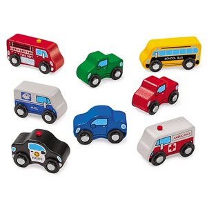 Around Town Vehicles - Set of 8