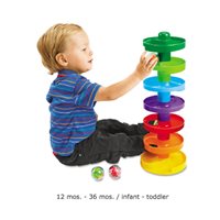 Rainbow Stack Ball Track