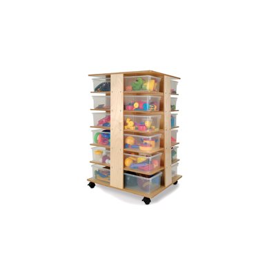 Whitney Brothers Preschool Cubby Tower Storage Unit 
