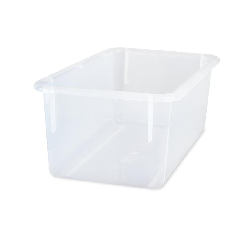 13.5" X 7.75" X 5" Plastic Tray - Clear
