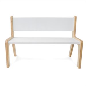 Banc blanc elevatED™ 12"H