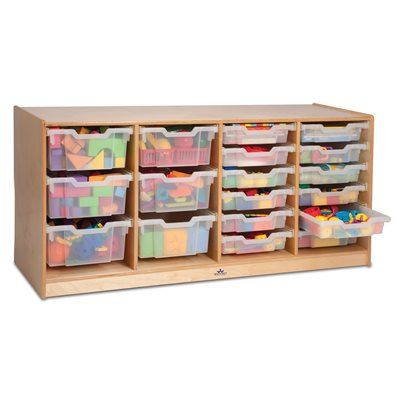 Centre de stockage Whitney Brothers - Quatre sections avec plateaux