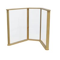  29" x 20" Sneeze Guard Table Partition