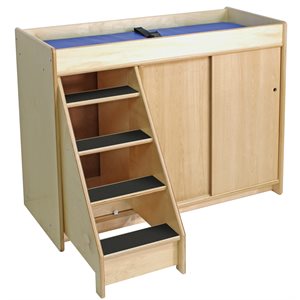 Change Table with Left Sided Stairs