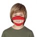  Masque jeunesse LISEZ MES LÈVRES - Couleurs assorties - 8-12 ans