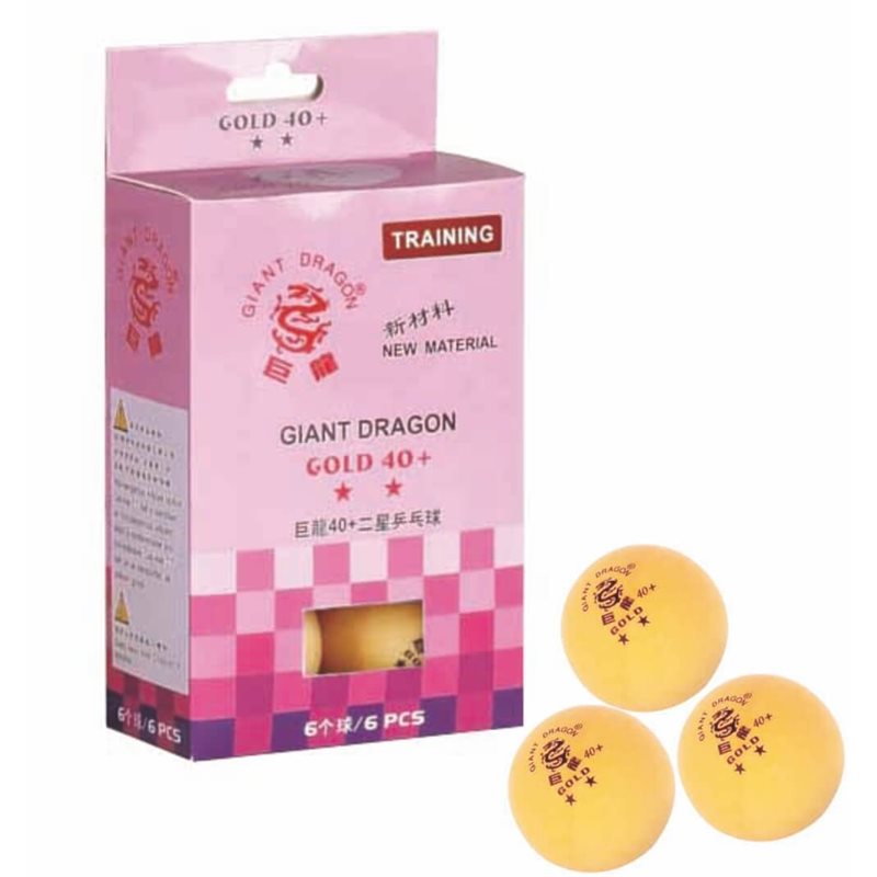Table Tennis Balls-Pack of 6 