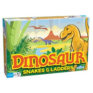Dinosaur Snakes and Ladders Vintage Design