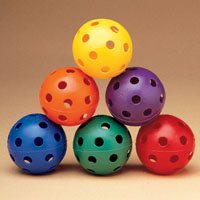 Lot de 6 balles de baseball Prism Lite Flite