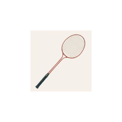 Double Steel Shaft Badminton Racquet
