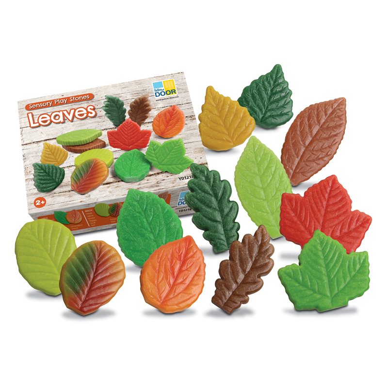 Leaves – Sensory Play Stones Leaves – Sensory Play Stones