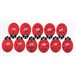 Coccinelles comptant des pierres