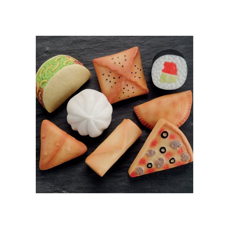 Pierres de jeu sensorielles – Aliments du monde Pierres de jeu sensorielles – Aliments du monde