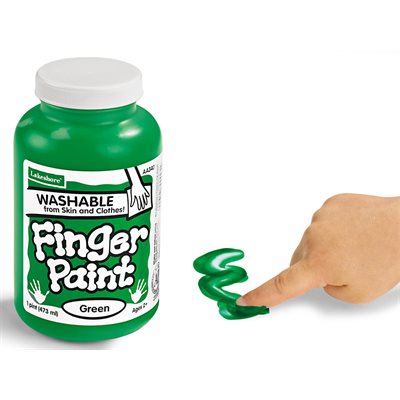 Peinture au doigt lavable - Pinte - Vert