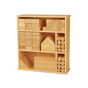 Lakeshore Hardwood Blocks Storage Cabinet