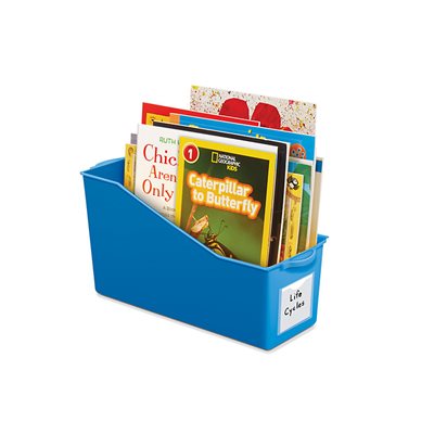 Connect & Store Book Bins - Bleu