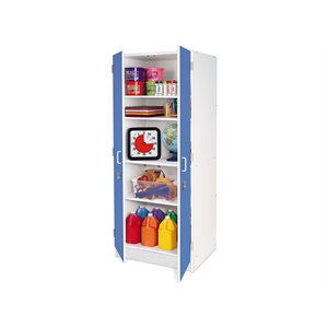 Armoire de rangement verrouillable Kids Colours™ - Bleu