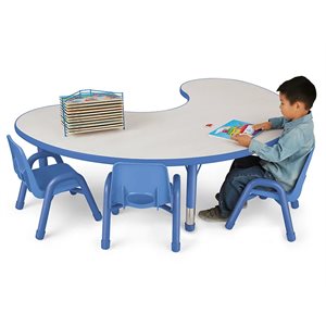 Table de groupe réglable Kids Colours™ 48" X 72" - Bleu