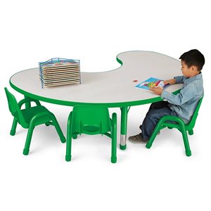 Table de groupe réglable Kids Colours™ 48" X 72" - Vert