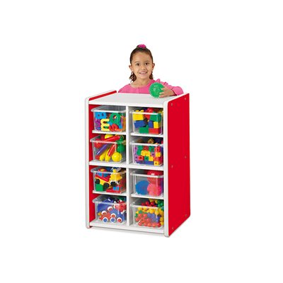 Meuble Kids Colours™ 8 Cubbie - Rouge Meuble Kids Colours™ 8 Cubbie - Rouge
