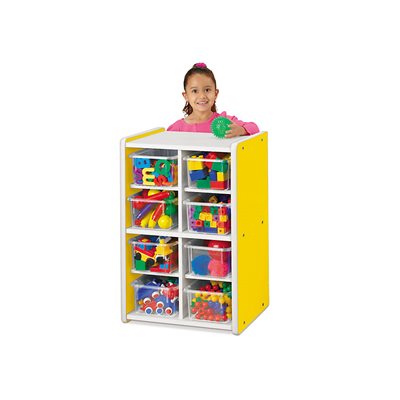 Kids Colours™ 8 Cubbie Unit - Yellow